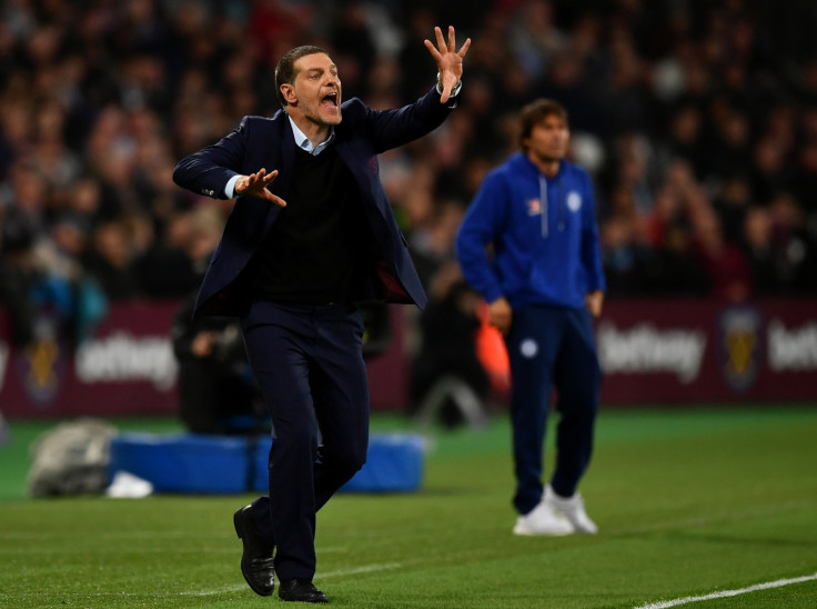 Slaven Bilic screams at his players