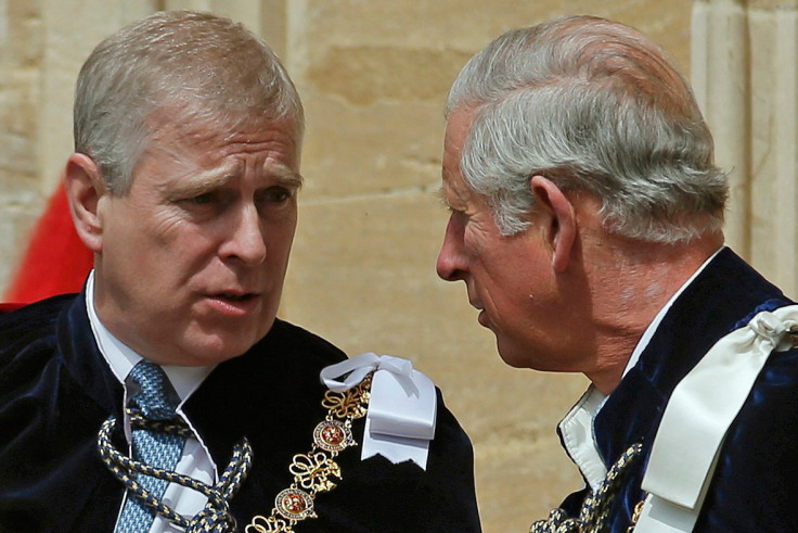 Prince Andrew and Prince Charles