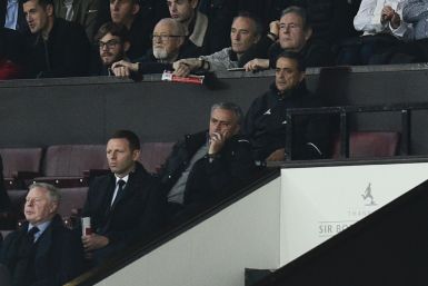 Jose Mourinho in the stand