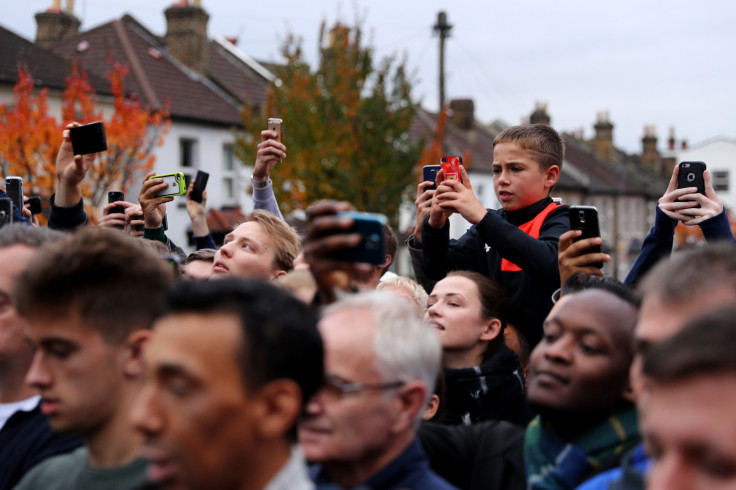 Fans before kick-off