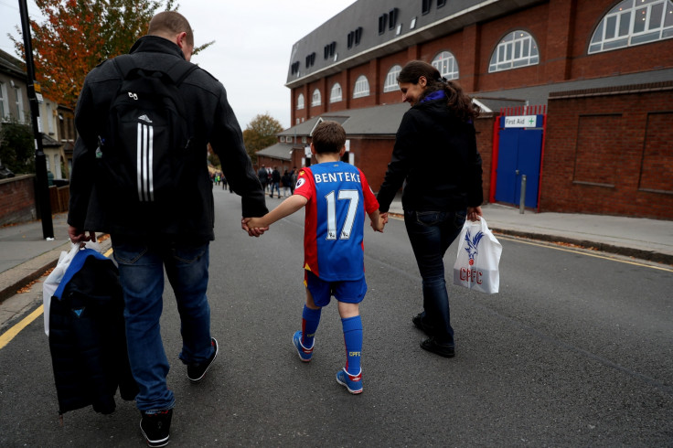 A young Palace fan before the game