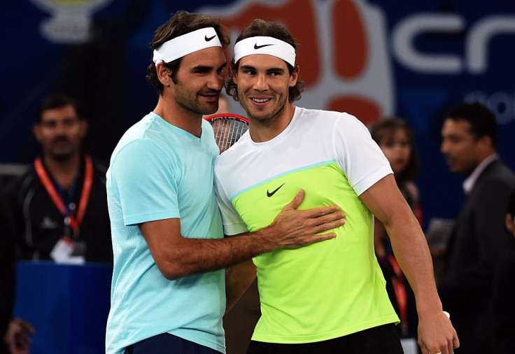 Rafael Nadal and Roger Federer