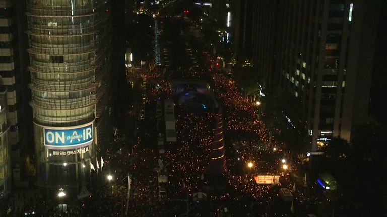 South Korea At Least 50000 People Expected To Protest Against President Park Geun Hye In Seoul 