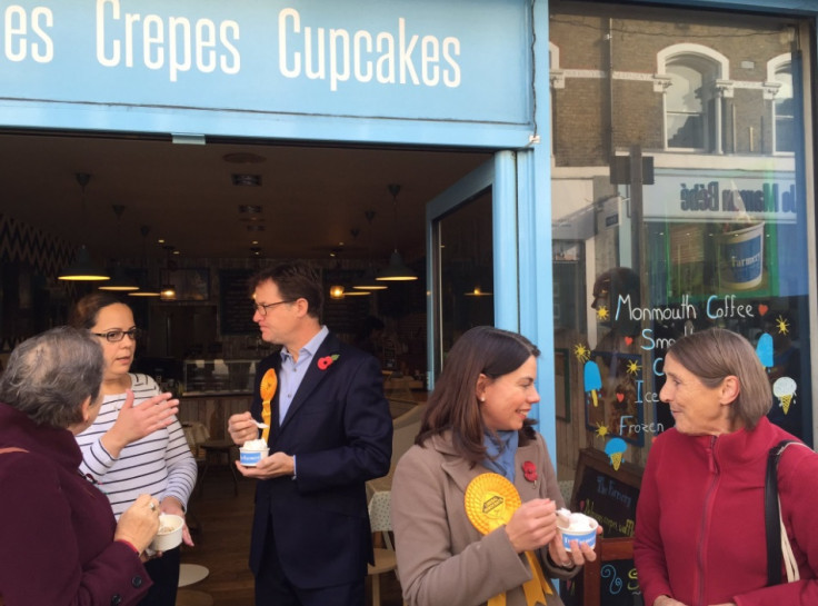 Nick Clegg and Sarah Olney