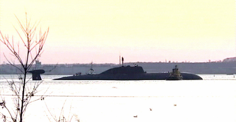 Russian Akula class submarine
