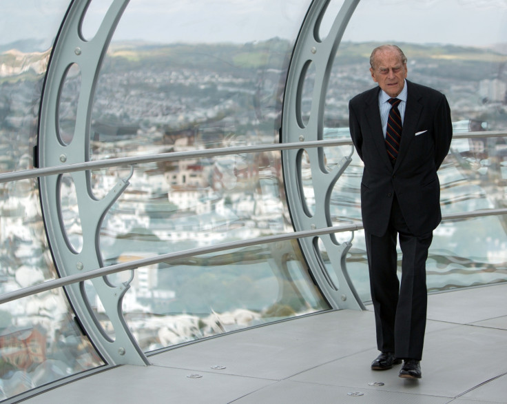 Duke of Edinburgh on British Airways i360