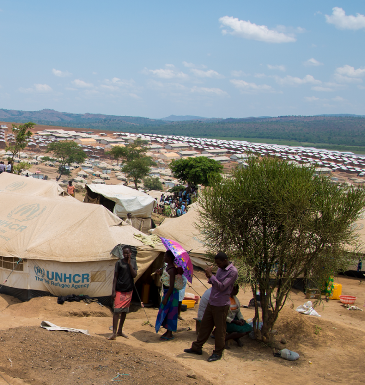 Tents at Mahama camp