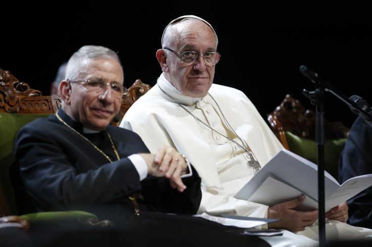 Bishop Munib Younan and Pope Francis