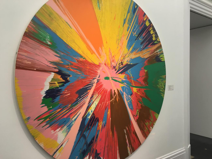 Up For Auction: A Damien Hirst Spin Painting Owned by David Bowie