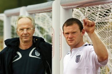 Sven-Goran Eriksson and Wayne Rooney