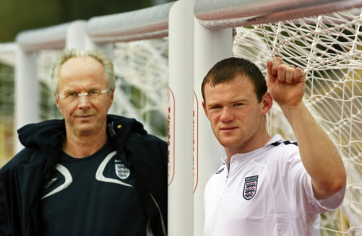 Sven-Goran Eriksson and Wayne Rooney