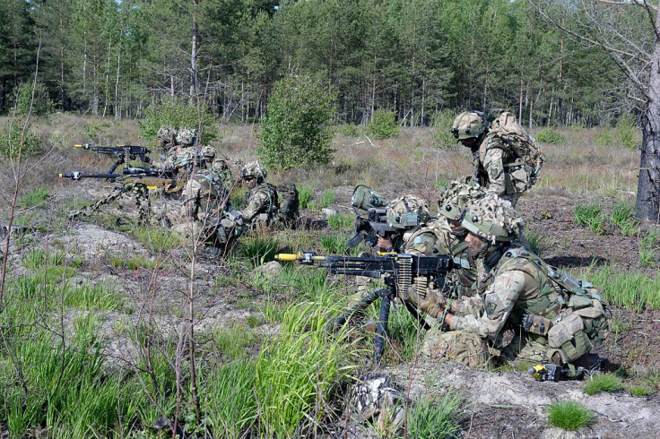 British soldiers Latvia