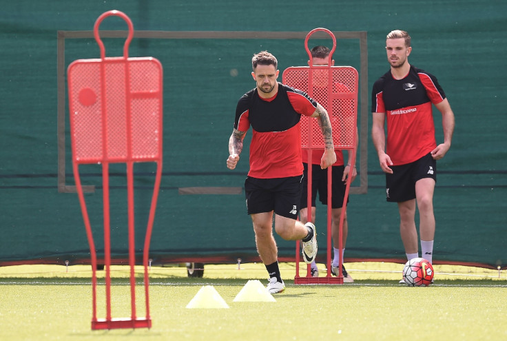 Danny Ings and Jordan Henderson