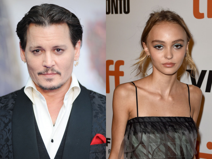 Johnny Depp and Lily-Rose Depp