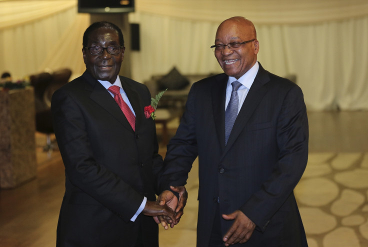 Robert Mugabe and Jacob Zuma