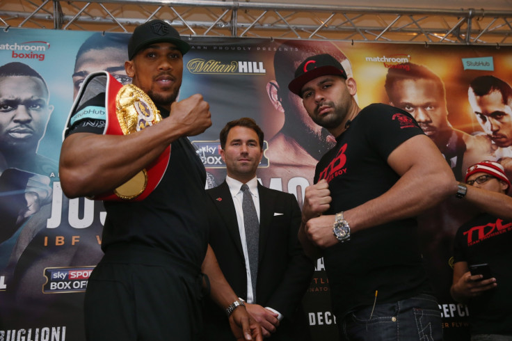 Anthony Joshua and Eric Molina