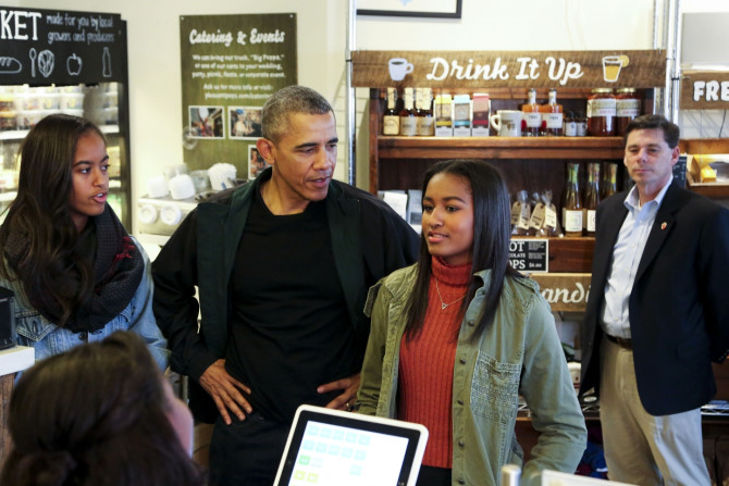 President Barack Obama daughters, Malia and Sasha