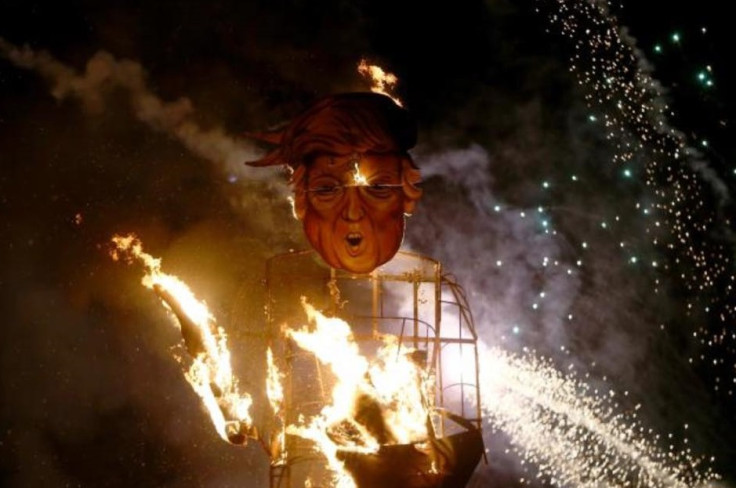 Donald Trump Effigy at Edenbridge