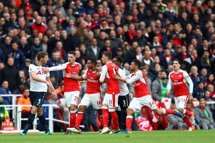 Jan Vertonghen and Theo Walcott