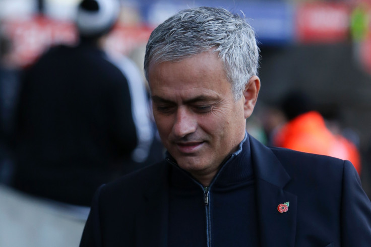 Jose Mourinho before kick-off