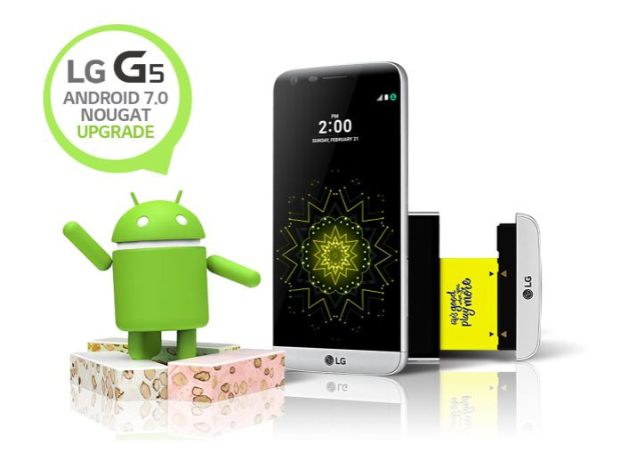 LG G5 gets Android 7.0 Nougat LG G5 gets Android 7.0 Nougat