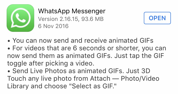 How to create and send GIFs on WhatsApp