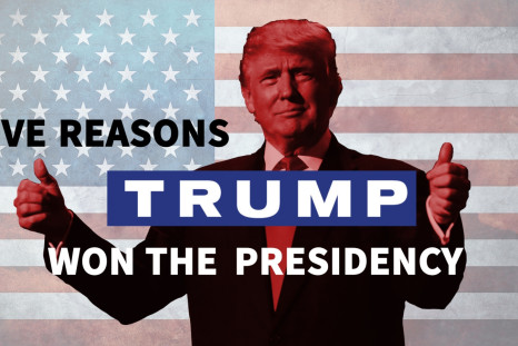 Five reasons Donald Trump won the U.S. presidency