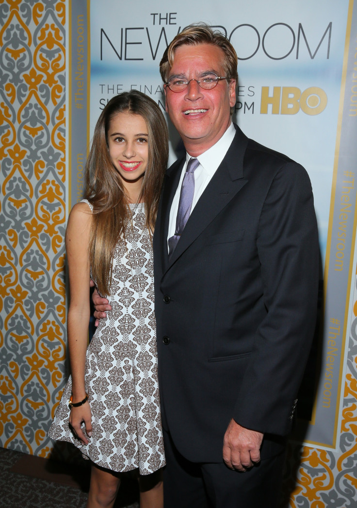 Aaron Sorkin and his daughter Roxy