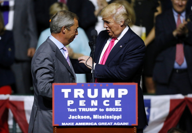 Donald Trump and Nigel Farage