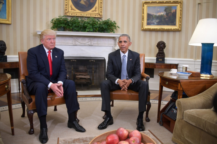 Barack Obama and Donald Trump