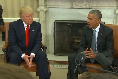 President Obama and President-elect Donald Trump meet for first time