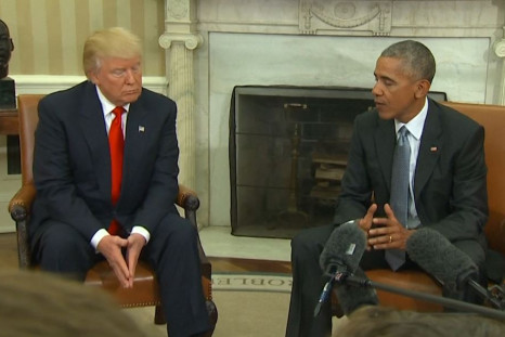 President Obama and President-elect Donald Trump meet for first time