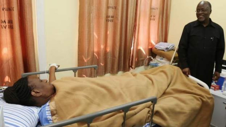 John Magufuli visits wife in public hospital