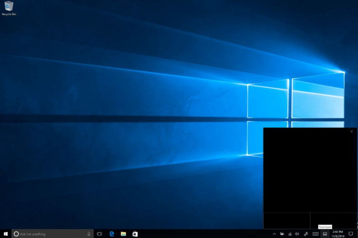 Windows 10 virtual touchpad