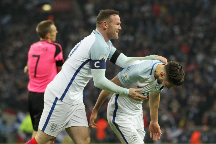 Wayne Rooney and Adam Lallana