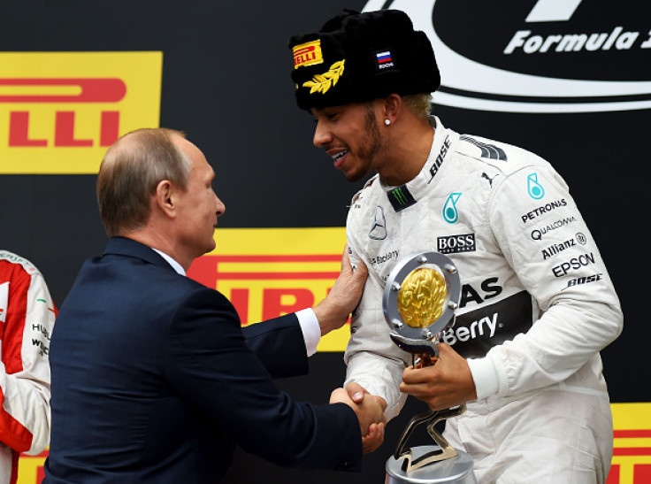 lewis hamilton vladimir putin