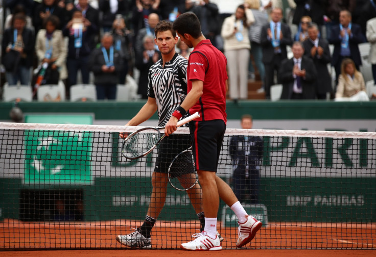 Novak Djokovic and Dominic Thiem