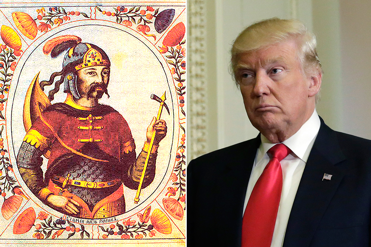 Trump 'related to a Viking chief who helped found Russia'1180 x 788