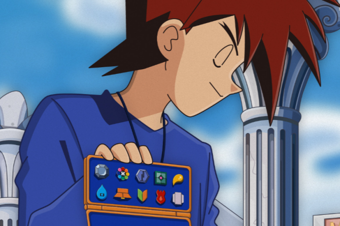 Gary Oak Pokemon Badges Sun and Moon