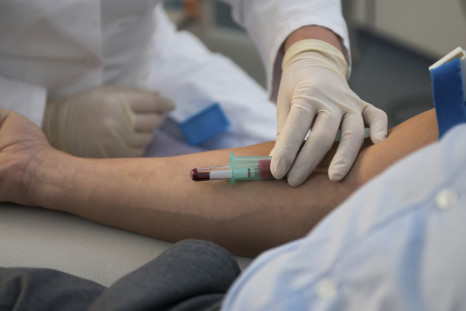 Nurse takes a blood sample