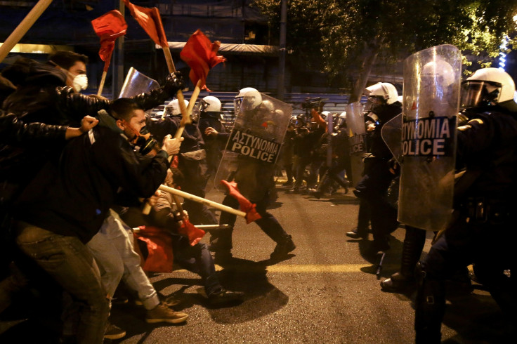 Athens protest