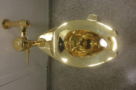 Guggenheim's function gold toilet