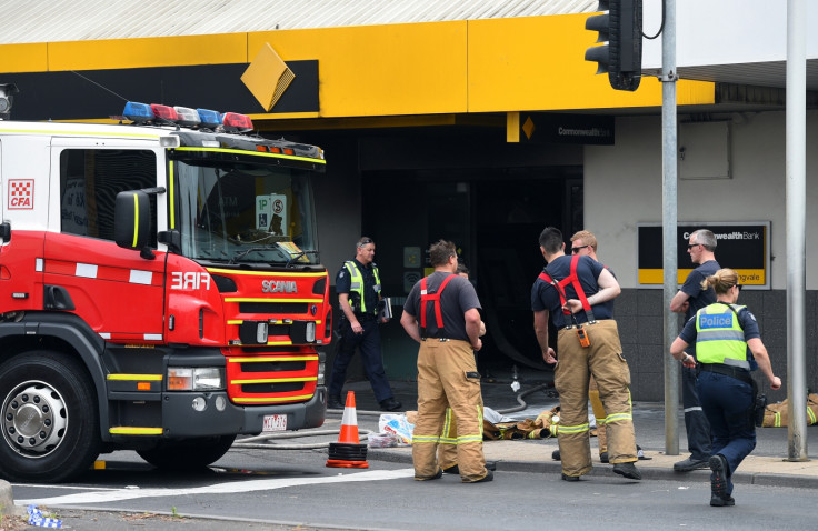 Melbourne bank fire