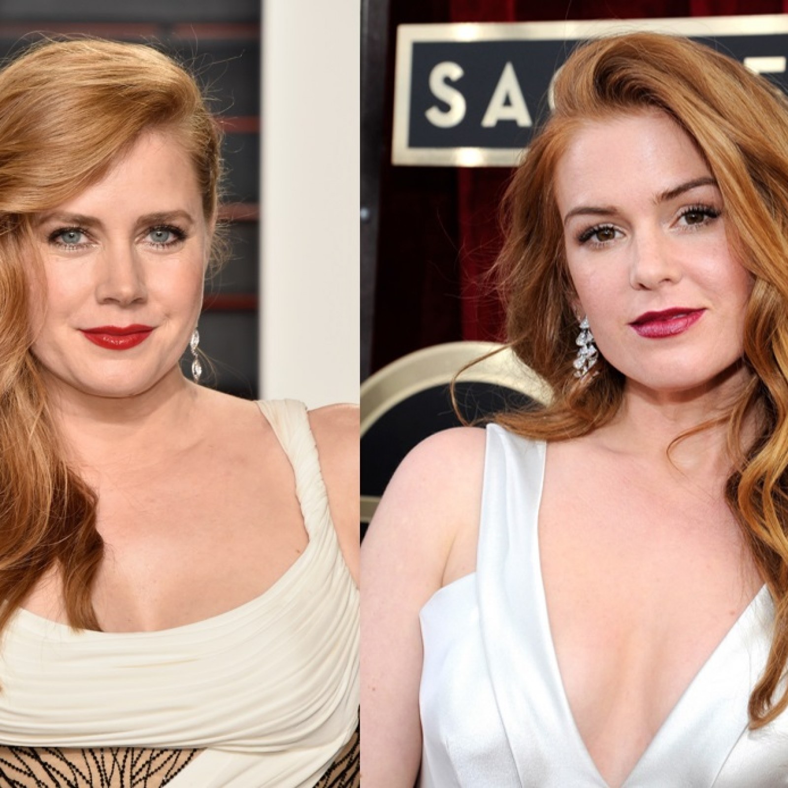 Best celebrity lookalikes: Isla Fisher and Amy Adams, Jennifer Lawrence and  Haley Bennett