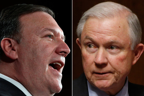 Mike Pompeo, Jeff Sessions