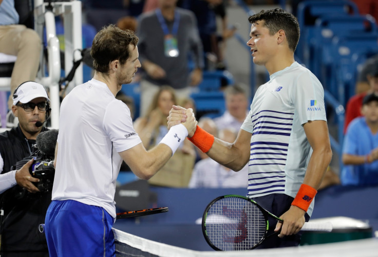 Andy Murray and Milos Raonic