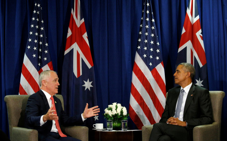 US President Barack Obama and Australian Prime Minister Malcolm Turnbull