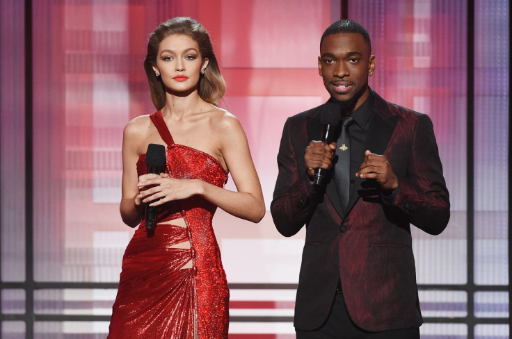  Gigi Hadid (L) and Jay Pharoah