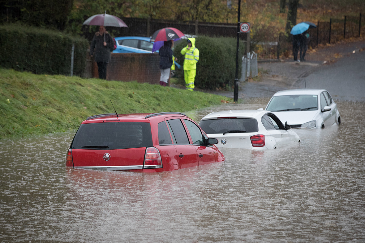 UK weather photos: Storm Angus causes flash flooding in parts of ...