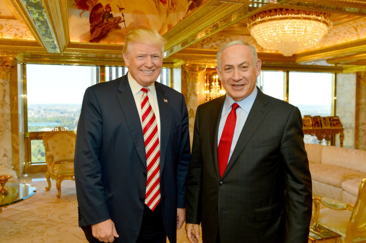 Benjamin Netanyahu meets Donald Trump